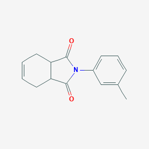 molecular formula C15H15NO2 B341911 2-(3-methylphenyl)-3a,4,7,7a-tetrahydro-1H-isoindole-1,3(2H)-dione 