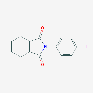molecular formula C14H12INO2 B341913 2-(4-iodophenyl)-3a,4,7,7a-tetrahydro-1H-isoindole-1,3(2H)-dione 