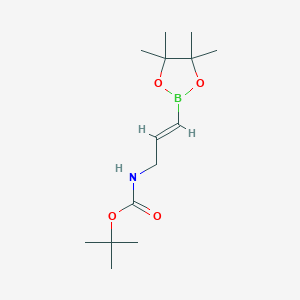 (E)-tert-butyl (3-(4,4,5,5-tetramethyl-1,3,2-dioxaborolan-2-yl)allyl)carbamate