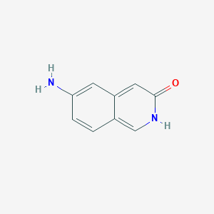 molecular formula C9H8N2O B3419175 6-氨基异喹啉-3-醇 CAS No. 1374652-60-4