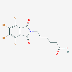 molecular formula C14H11Br4NO4 B341920 6-(4,5,6,7-tetrabromo-1,3-dioxo-1,3-dihydro-2H-isoindol-2-yl)hexanoic acid 