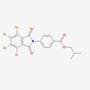 molecular formula C19H13Br4NO4 B341922 isobutyl 4-(4,5,6,7-tetrabromo-1,3-dioxo-1,3-dihydro-2H-isoindol-2-yl)benzoate 