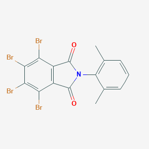 molecular formula C16H9Br4NO2 B341924 4,5,6,7-Tetrabromo-2-(2,6-dimethylphenyl)isoindole-1,3-dione 