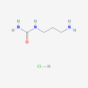 molecular formula C4H12ClN3O B3419241 (3-Aminopropyl)urea hydrochloride CAS No. 1394040-21-1