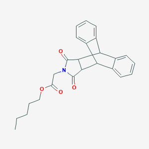pentyl 2-((9R,10S,11S,15R)-12,14-dioxo-11,12,14,15-tetrahydro-9H-9,10-[3,4]epipyrroloanthracen-13(10H)-yl)acetate