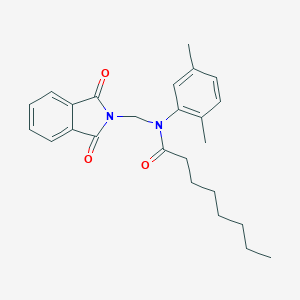 N-(2,5-dimethylphenyl)-N-[(1,3-dioxo-1,3-dihydro-2H-isoindol-2-yl)methyl]octanamide
