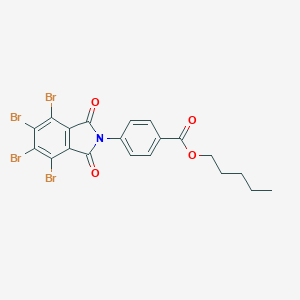 pentyl 4-(4,5,6,7-tetrabromo-1,3-dioxo-1,3-dihydro-2H-isoindol-2-yl)benzoate