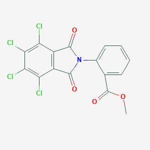 molecular formula C16H7Cl4NO4 B341931 methyl 2-(4,5,6,7-tetrachloro-1,3-dioxo-1,3-dihydro-2H-isoindol-2-yl)benzoate 