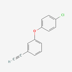 B3419326 1-Chloro-4-(3-ethynylphenoxy)benzene CAS No. 141580-95-2