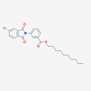 decyl 3-(5-bromo-1,3-dioxo-1,3-dihydro-2H-isoindol-2-yl)benzoate