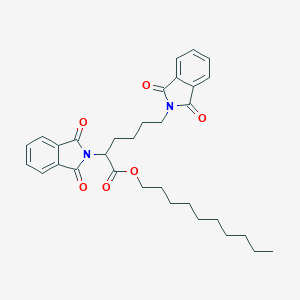 molecular formula C32H38N2O6 B341936 decyl 2,6-bis(1,3-dioxo-1,3-dihydro-2H-isoindol-2-yl)hexanoate 