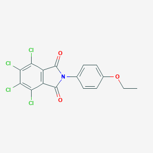 molecular formula C16H9Cl4NO3 B341947 4,5,6,7-tetrachloro-2-(4-ethoxyphenyl)-1H-isoindole-1,3(2H)-dione 