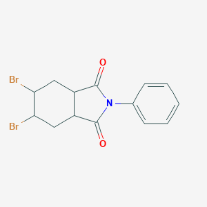 molecular formula C14H13Br2NO2 B341954 5,6-dibromo-2-phenylhexahydro-1H-isoindole-1,3(2H)-dione 