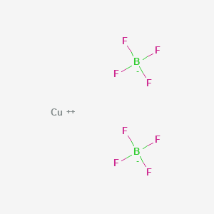 molecular formula B2CuF8 B3419579 Copper fluoroborate CAS No. 14735-84-3