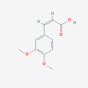 molecular formula C11H12O4 B3419585 (Z)-3,4-Dimethoxycinnamic acid CAS No. 14737-88-3