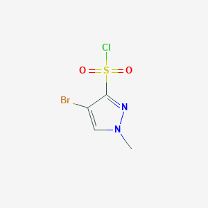 4-Bromo-1-methyl-1H-pyrazole-3-sulfonyl chloride