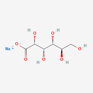 molecular formula C6H11NaO7 B3419615 葡萄糖酸钠 CAS No. 14906-97-9