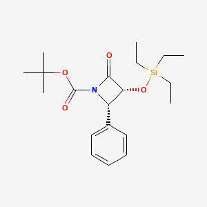 (3R,4S)-tert-Butyl 2-oxo-4-phenyl-3-(triethylsilyloxy)azetidine-1-carboxylate