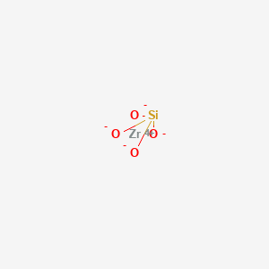 molecular formula ZrSiO4<br>O4SiZ B3419632 Zirconium silicate CAS No. 14940-68-2