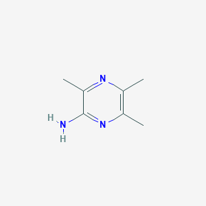 molecular formula C7H11N3 B3419654 2-Pyrazinamine, 3,5,6-trimethyl- CAS No. 15033-83-7