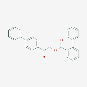 2-(BIPHENYL-4-YL)-2-OXOETHYL BIPHENYL-2-CARBOXYLATE