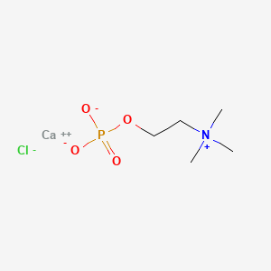 molecular formula C5H21CaClNO8P B3419755 Calcium phosphorylcholine chloride CAS No. 15557-11-6