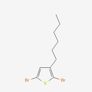 molecular formula C10H14Br2S B3419777 2,5-Dibromo-3-hexylthiophene CAS No. 156074-98-5