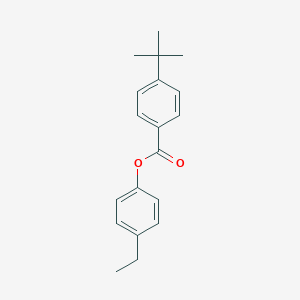 molecular formula C19H22O2 B341978 4-Ethylphenyl 4-tert-butylbenzoate 