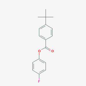 molecular formula C17H17FO2 B341979 4-Fluorophenyl 4-tert-butylbenzoate 