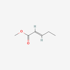 molecular formula C6H10O2 B3419799 Methyl 2-pentenoate CAS No. 15790-88-2