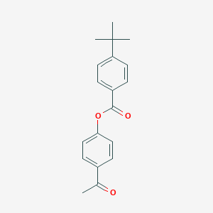 molecular formula C19H20O3 B341980 4-Acetylphenyl 4-tert-butylbenzoate 