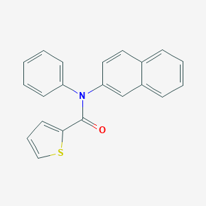 molecular formula C21H15NOS B341983 N-(2-naphthyl)-N-phenyl-2-thiophenecarboxamide 