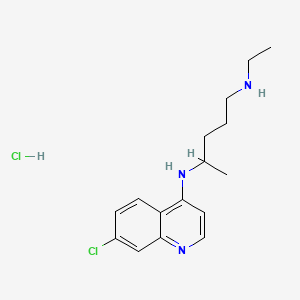 molecular formula C16H23Cl2N3 B3419837 N-Desethyl Chloroquine Hydrochloride CAS No. 15912-96-6