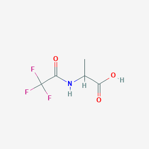molecular formula C5H6F3NO3 B3419838 2-[(2,2,2-Trifluoroacetyl)amino]propanoic acid CAS No. 407-23-8