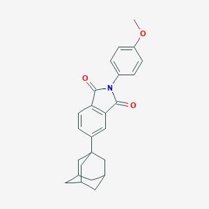 5-(ADAMANTAN-1-YL)-2-(4-METHOXYPHENYL)-2,3-DIHYDRO-1H-ISOINDOLE-1,3-DIONE