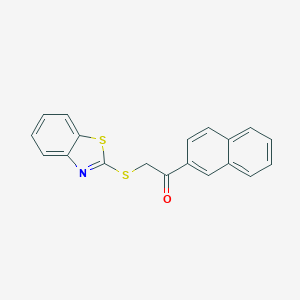 2-[(Benzothiazole-2-ylthio)acetyl]naphthalene