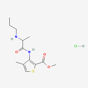 molecular formula C13H21ClN2O3S B3419911 Articaine hydrochloride CAS No. 161448-79-9