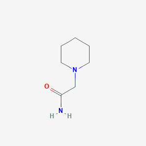 molecular formula C7H14N2O B3419934 2-(Piperidin-1-yl)acetamide CAS No. 1622-87-3