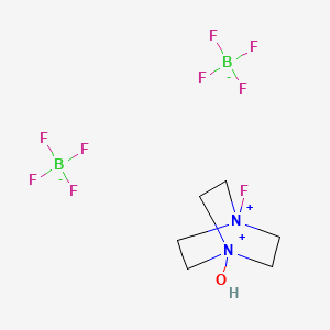 1-Fluoro-4-hydroxy-1,4-diazoniabicyclo[2.2.2]octane bis(tetrafluoroborate)