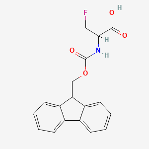 molecular formula C18H16FNO4 B3419991 Fmoc-3-Fluoroalanine-2-[d] CAS No. 1651822-23-9