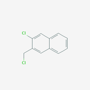 molecular formula C11H8Cl2 B3419997 2-Chloro-3-(chloromethyl)naphthalene CAS No. 166042-74-6