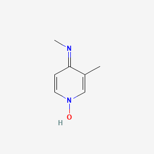 molecular formula C7H10N2O B3420031 3-Methyl-4-(methylamino)pyridin-1-ium-1-olate CAS No. 1678-51-9
