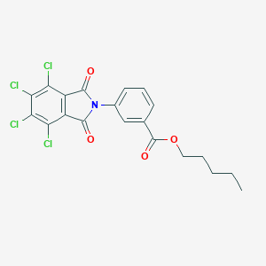 pentyl 3-(4,5,6,7-tetrachloro-1,3-dioxo-1,3-dihydro-2H-isoindol-2-yl)benzoate