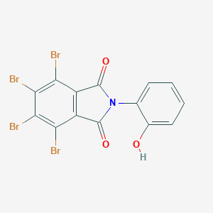 molecular formula C14H5Br4NO3 B342006 4,5,6,7-tetrabromo-2-(2-hydroxyphenyl)-1H-isoindole-1,3(2H)-dione 