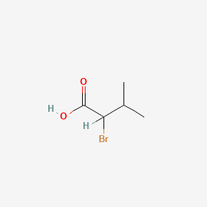 molecular formula C5H9BrO2 B3420064 2-Bromo-3-methylbutyric acid CAS No. 169320-29-0