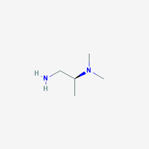 molecular formula C5H14N2 B3420077 [(2S)-1-aminopropan-2-yl]dimethylamine CAS No. 170078-84-9