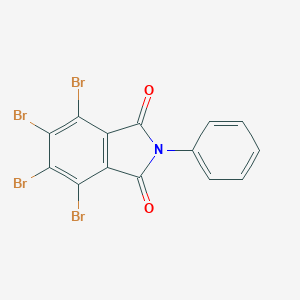 molecular formula C14H5Br4NO2 B342008 4,5,6,7-tetrabromo-2-phenyl-1H-isoindole-1,3(2H)-dione 