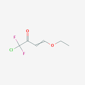 molecular formula C6H7ClF2O2 B3420083 (Z)-1-chloro-4-ethoxy-1,1-difluoro-3-buten-2-one CAS No. 170118-79-3