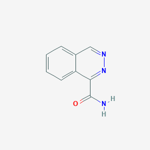 molecular formula C9H7N3O B3420096 邻苯二甲嗪-1-甲酰胺 CAS No. 170940-78-0