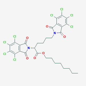 molecular formula C30H26Cl8N2O6 B342010 octyl 2,6-bis(4,5,6,7-tetrachloro-1,3-dioxo-1,3-dihydro-2H-isoindol-2-yl)hexanoate 